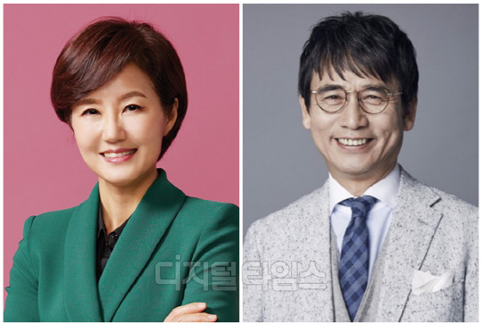 국민의힘 상근부대변인 출신 김연주(왼쪽) 시사평론가와 유시민 전 노무현재단 이사장. <디지털타임스 DB>